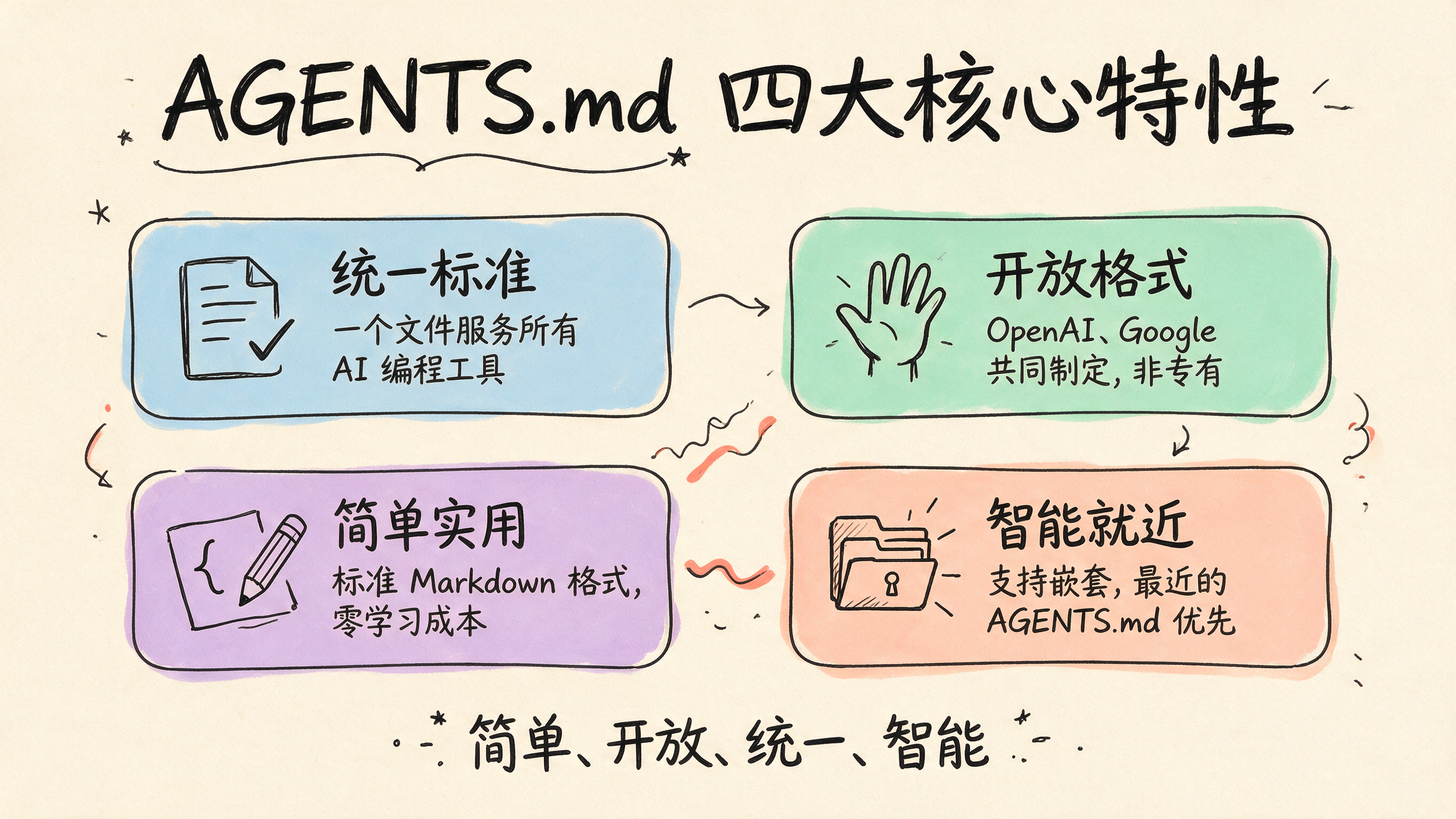 AGENTS.md 四大核心特性